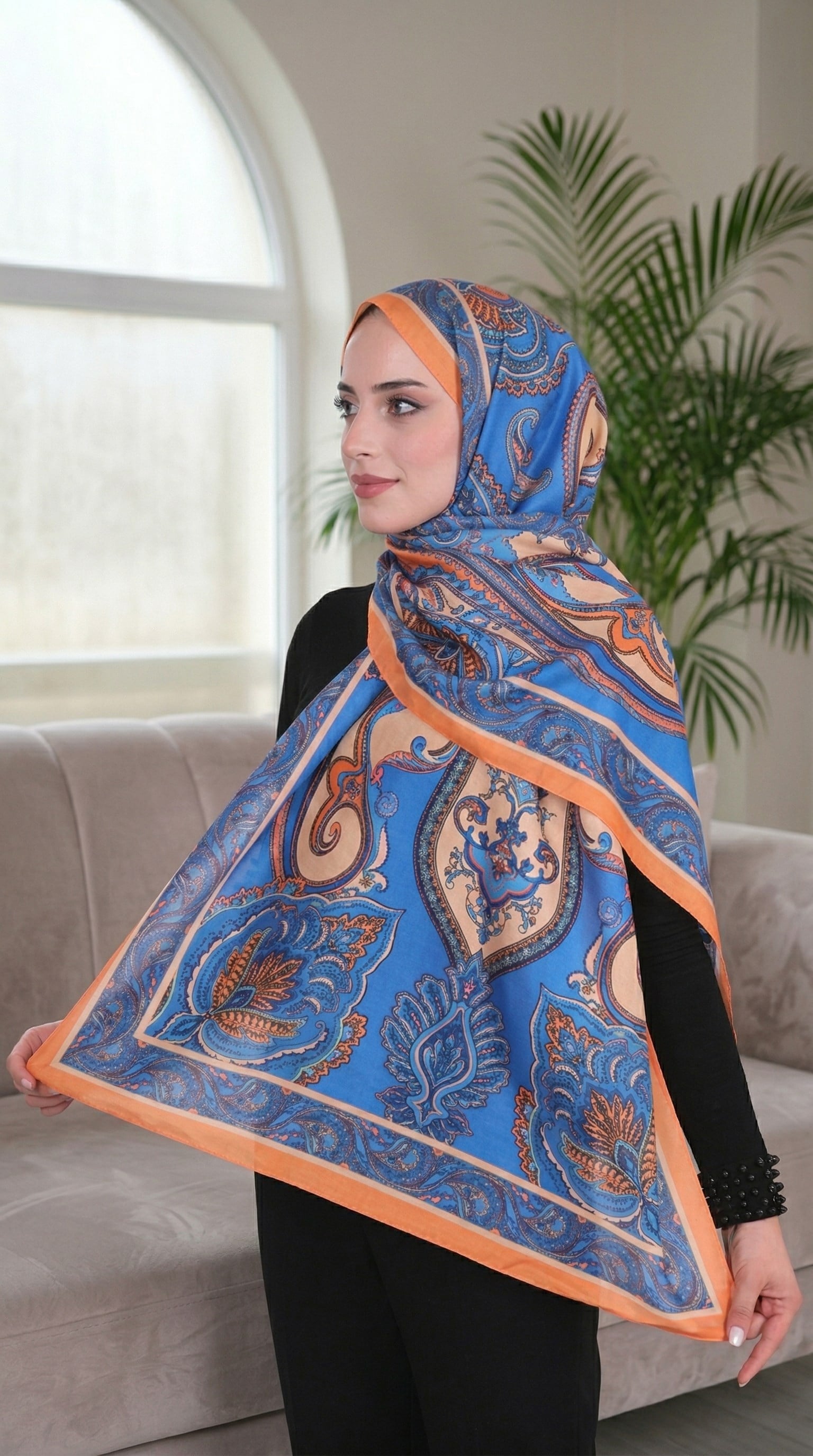 Desenli Soft Şal - 081