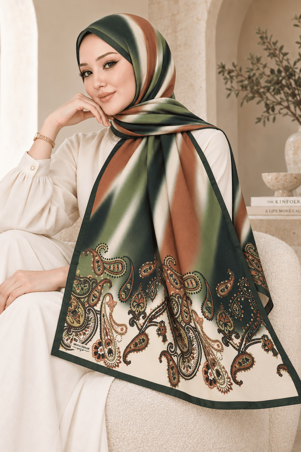 Desenli Soft Şal - 081