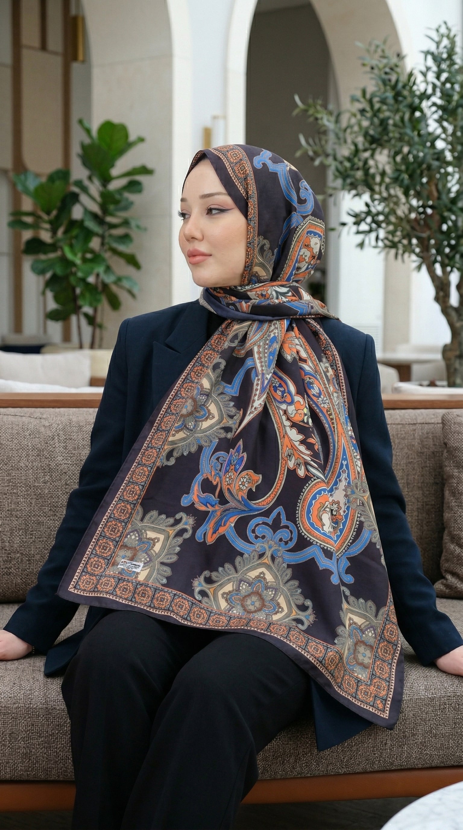 Desenli Soft Şal - 089