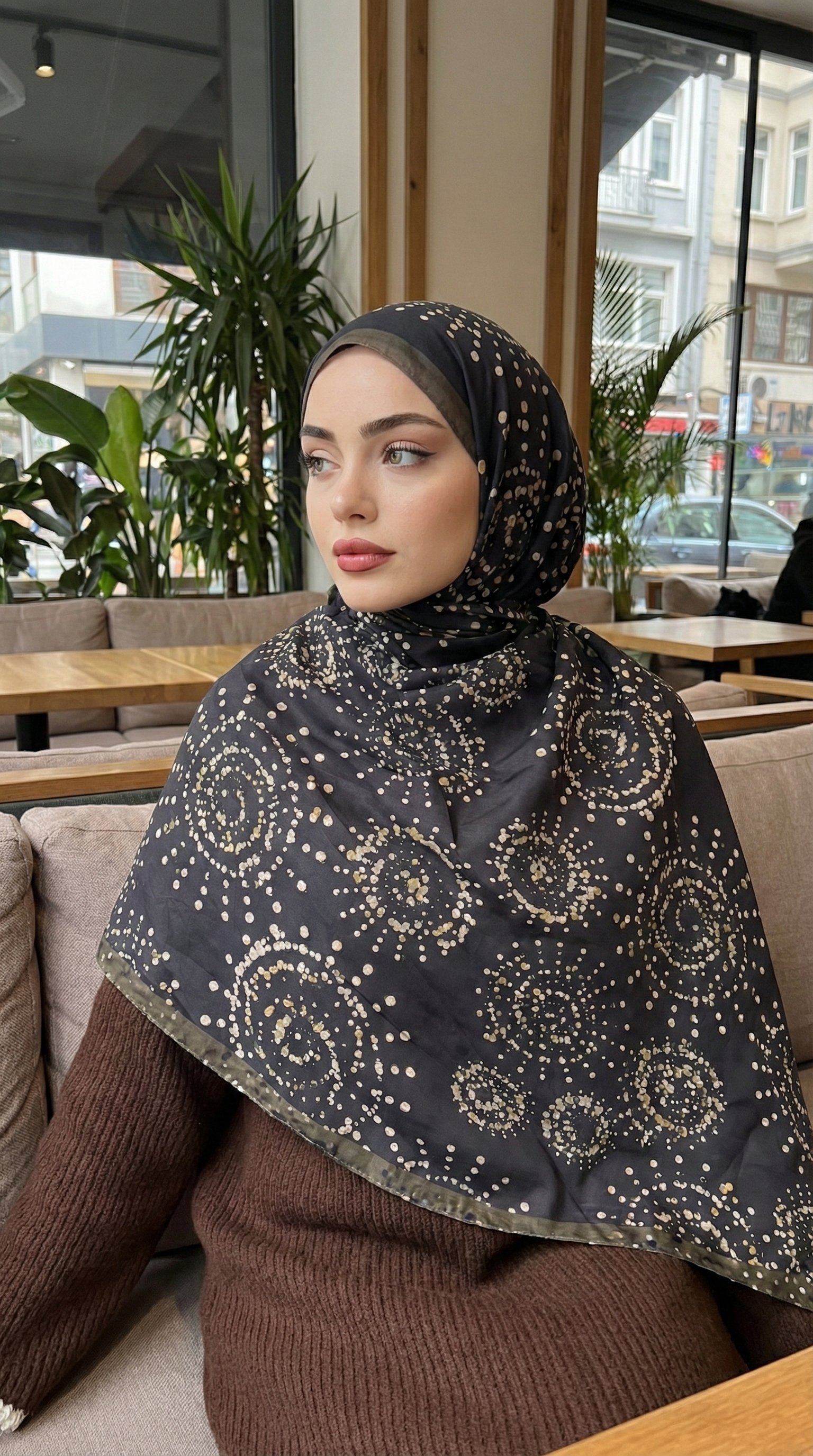 Desenli Soft Şal - 140