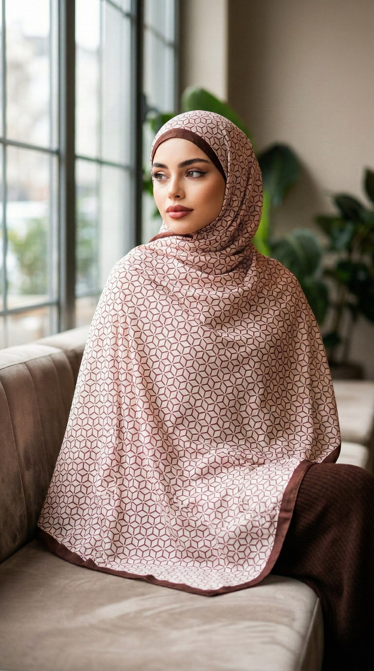 Desenli Soft Şal - 151