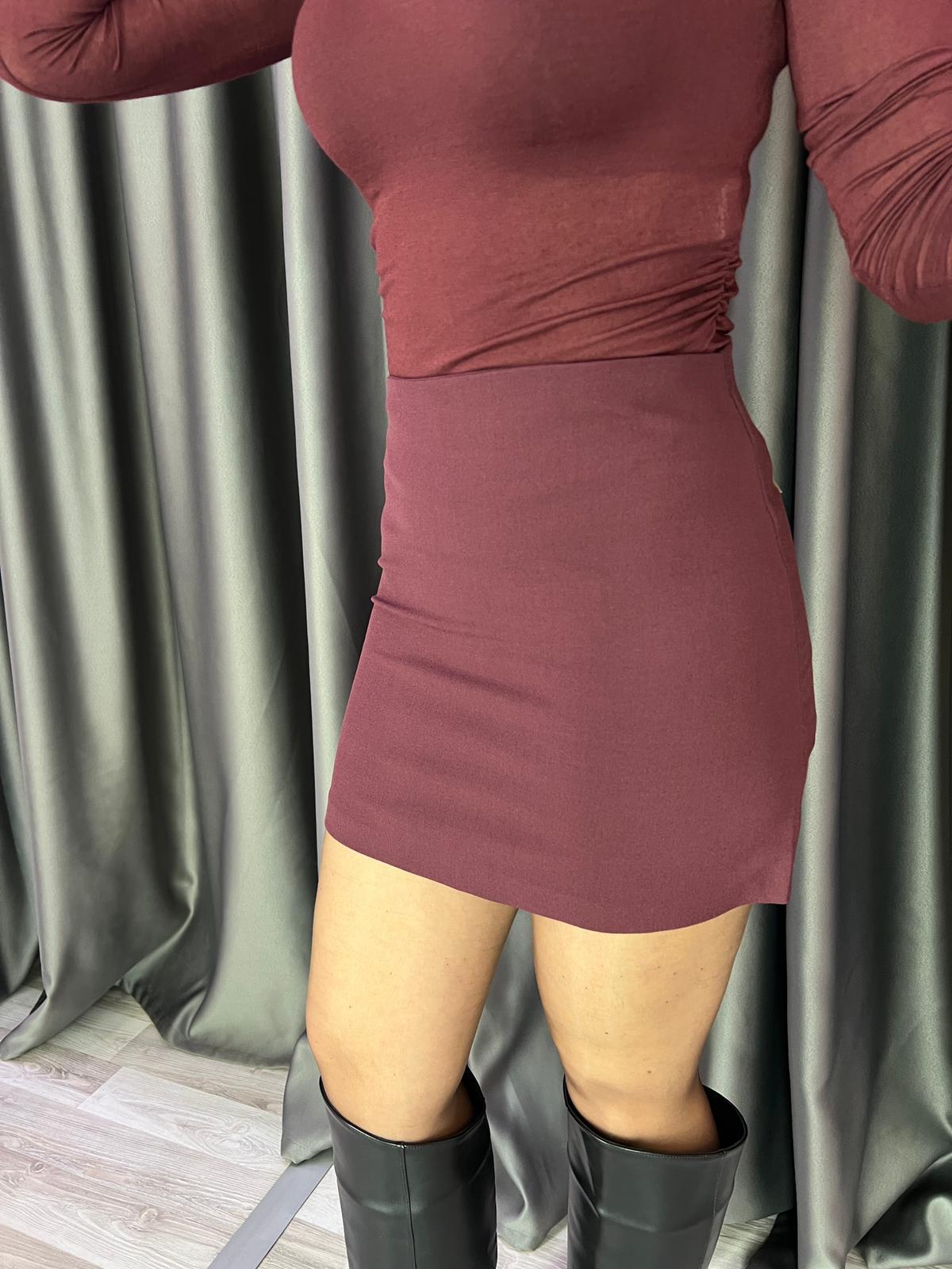 Mini Bordo Çan Etek 