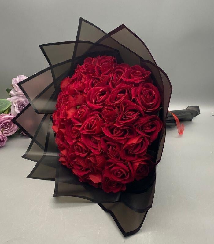 Gul Buket isteme cicegi, kirmizi gul , buket kiz cicegi