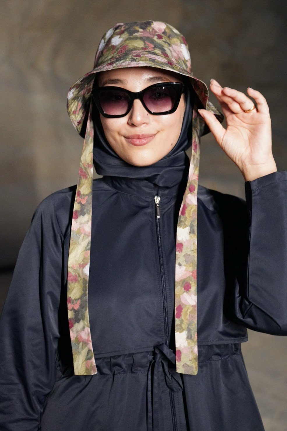 Ande Tesettür, Bucket Mayo Şapkası, Bucket Mayo Şapkası - Pastel Desen