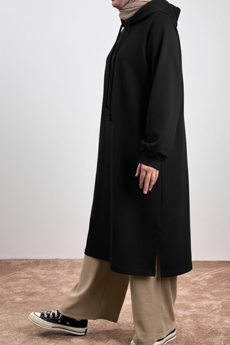 Ande Tesettür, Classic Uzun Tunik, Classic Uzun Tunik - Siyah