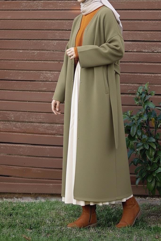 Ande Tesettür, Kaşe Ceket, Kaşe Ceket-Ihlamur