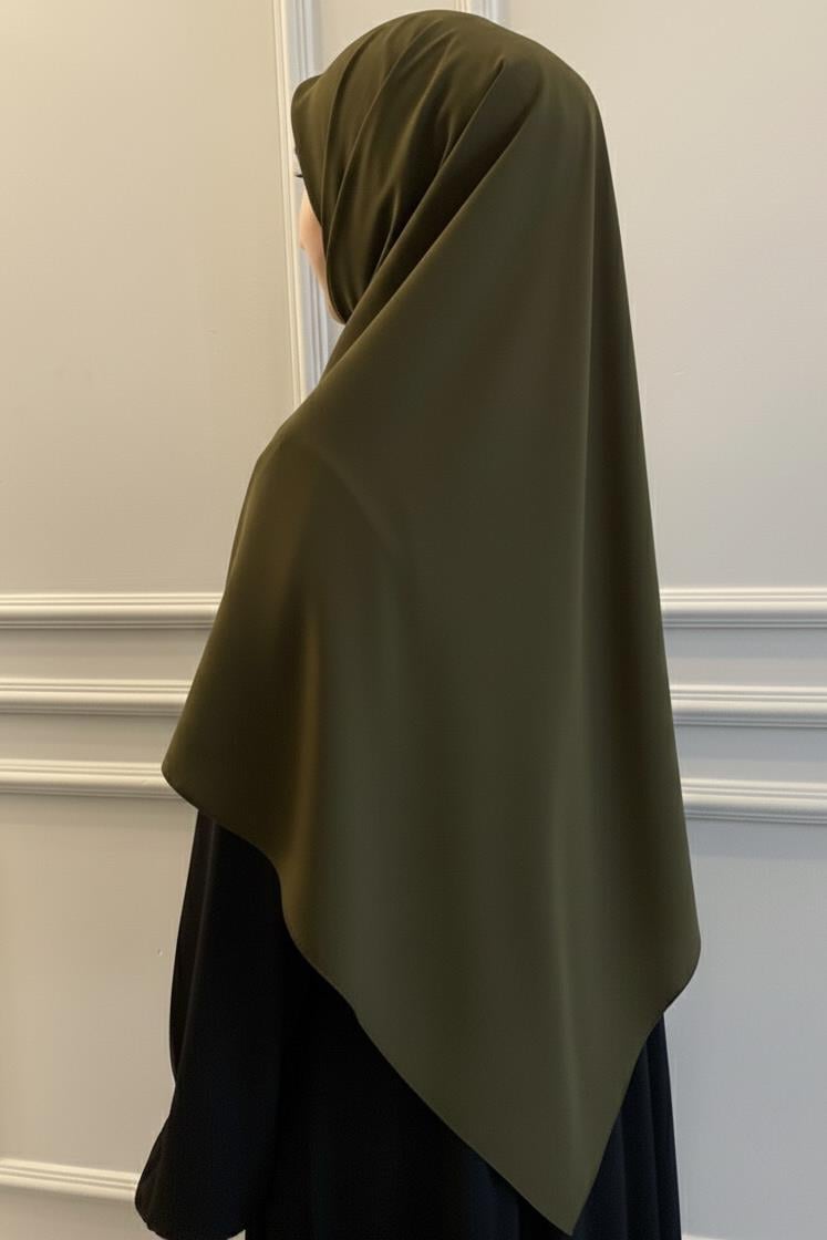 Ande Tesettür, M. İpeği Eşarp, M. İpeği Eşarp-Haki yeşil