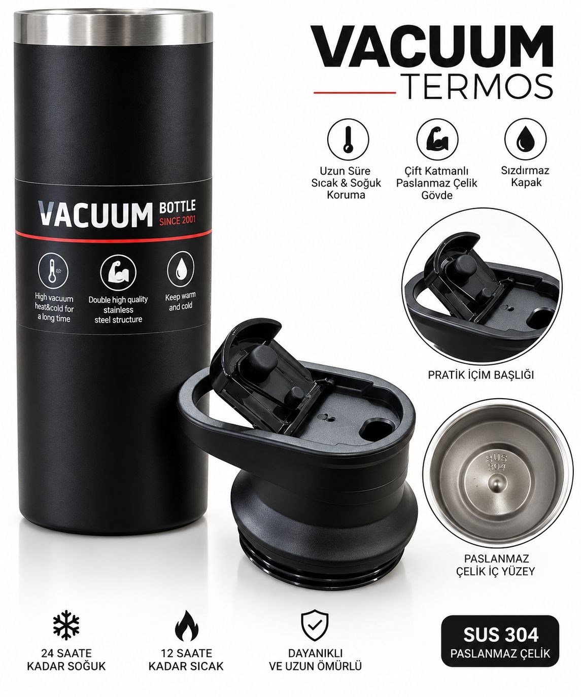 ÇADIR DÜNAYSOI 500 ML BOTTLE SPORT TERMOS