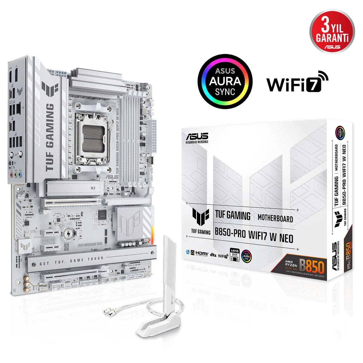 ASUS TUF GAMING B850-PRO WIFI7 W NEO AMD B850