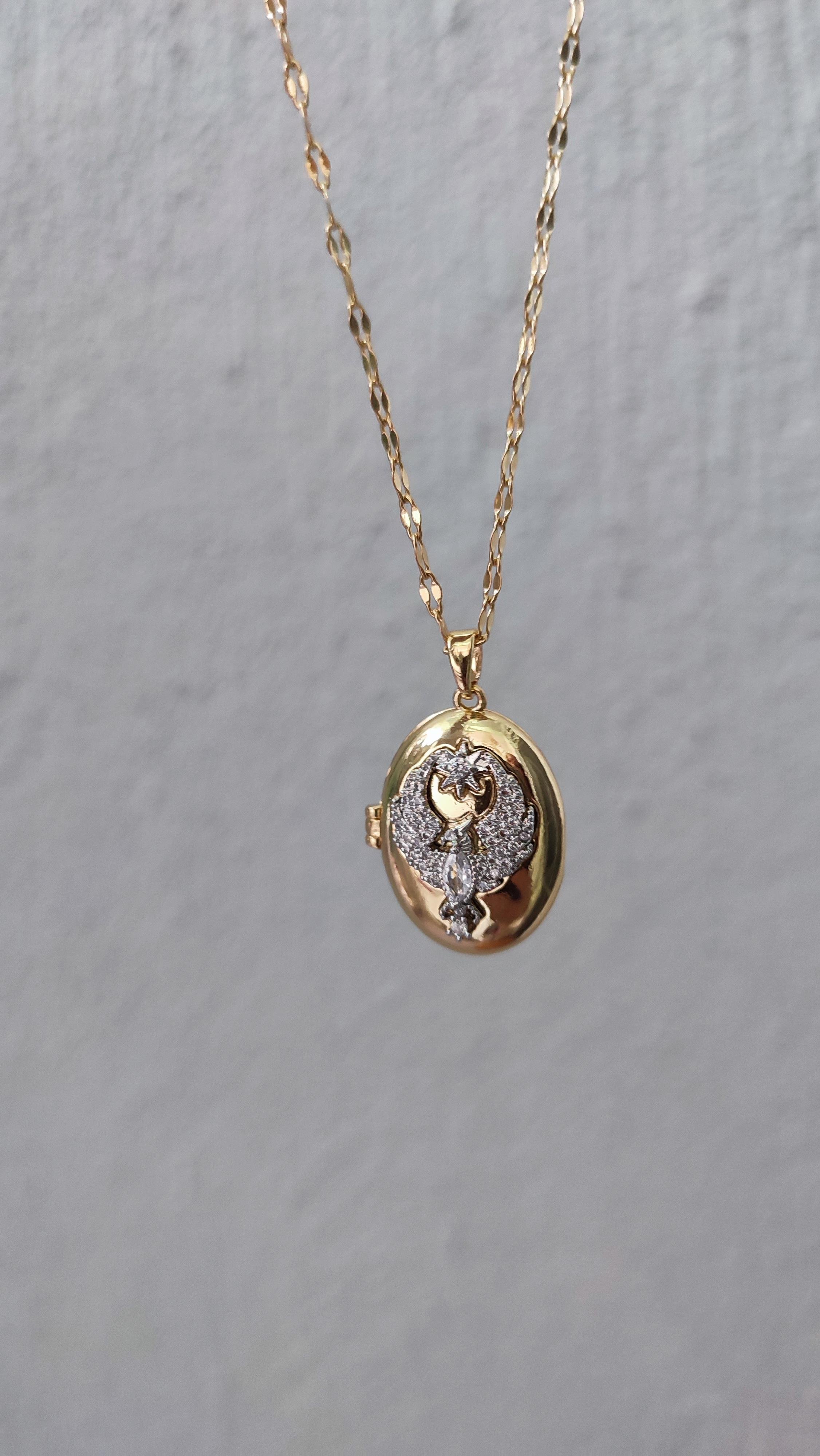 ÇELİK GOLD ANKA KUŞU KOLYE 