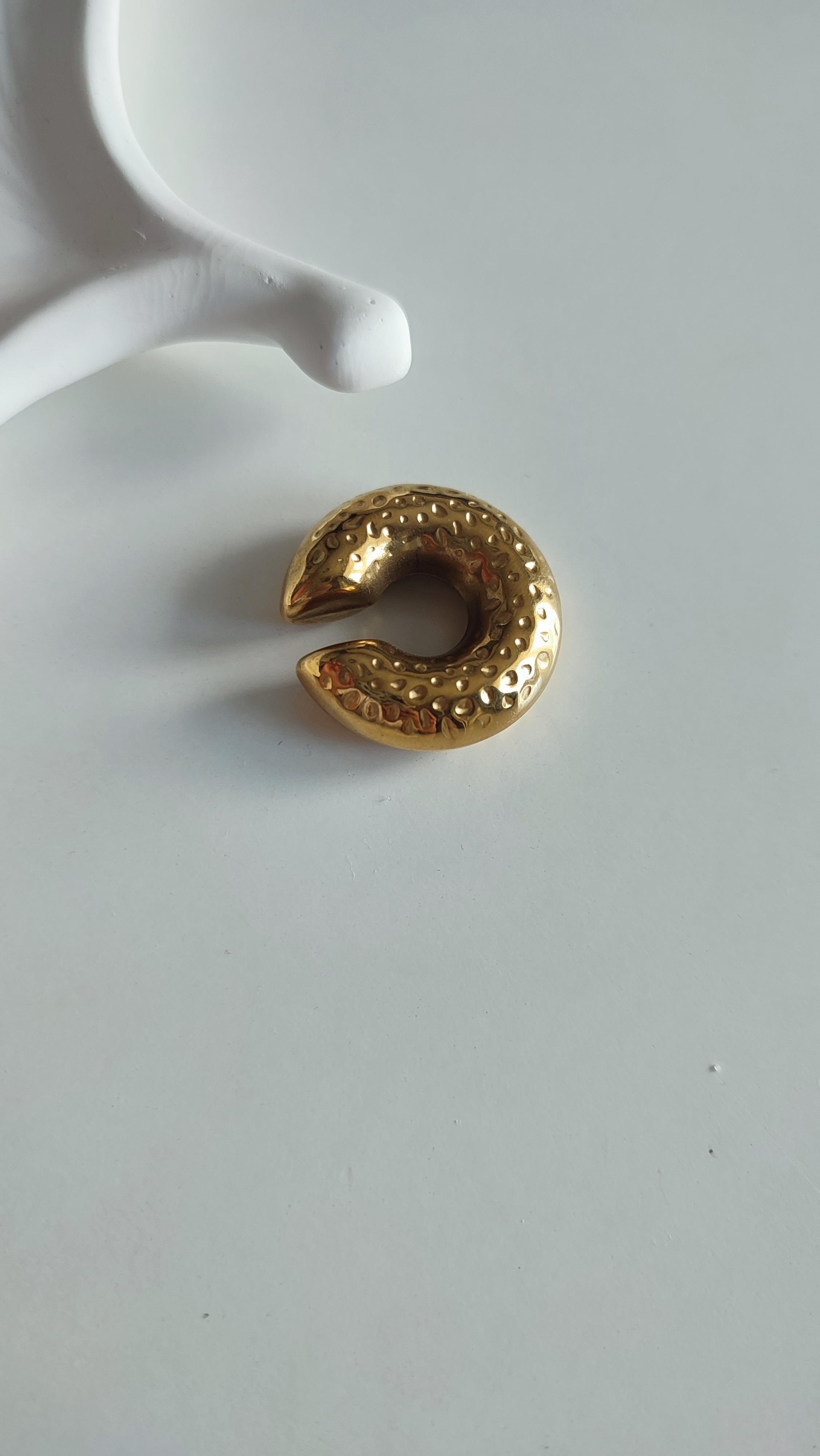 ÇELİK GOLD ÜZERİ EZME KALIN EARCUF 