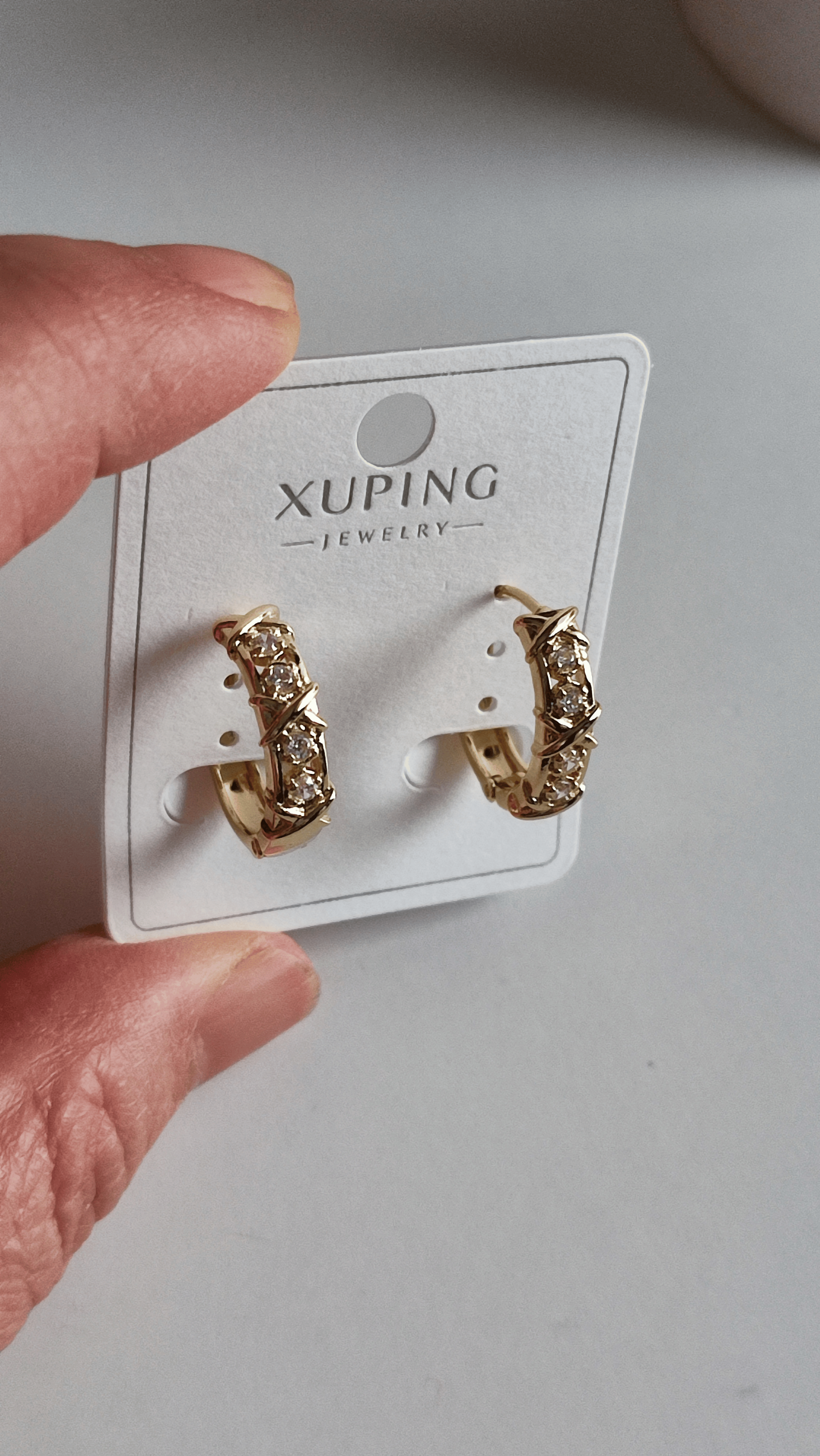XP 14K XOXO MİNİMAL KÜPE 