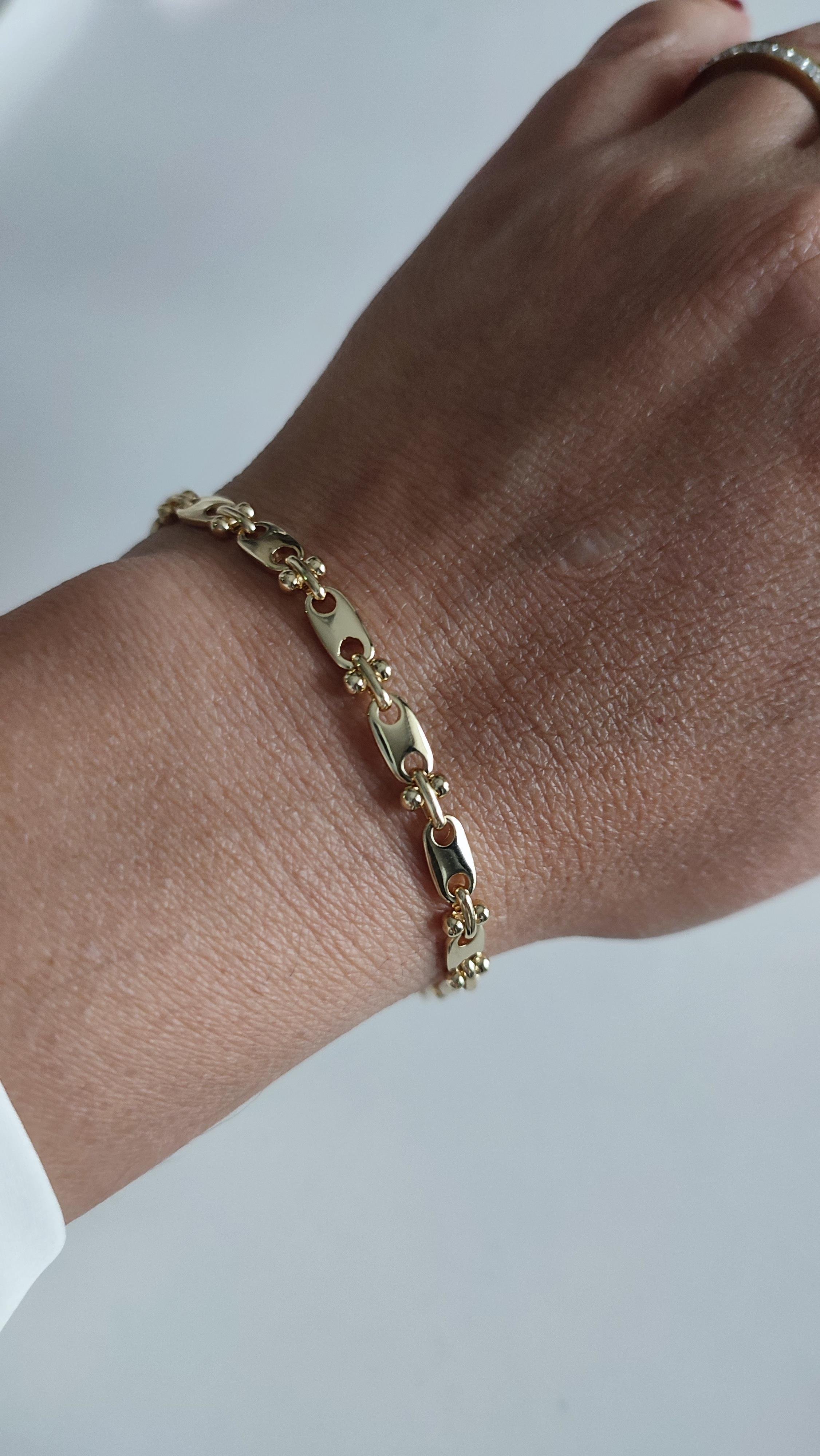 Xuping Gold Link Zarafet Bileklik