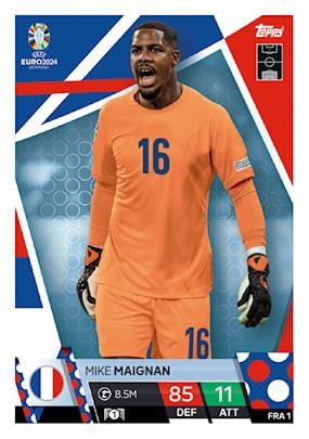 Match Attax Euro 2024 Futbol Kartları Fransa Mike Maignan FRA01