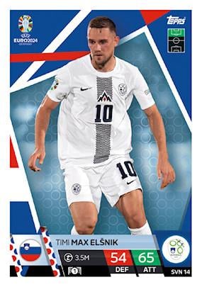 Match Attax Euro 2024 Futbol Kartları Slovenya Timi Max Elsnik SVN14