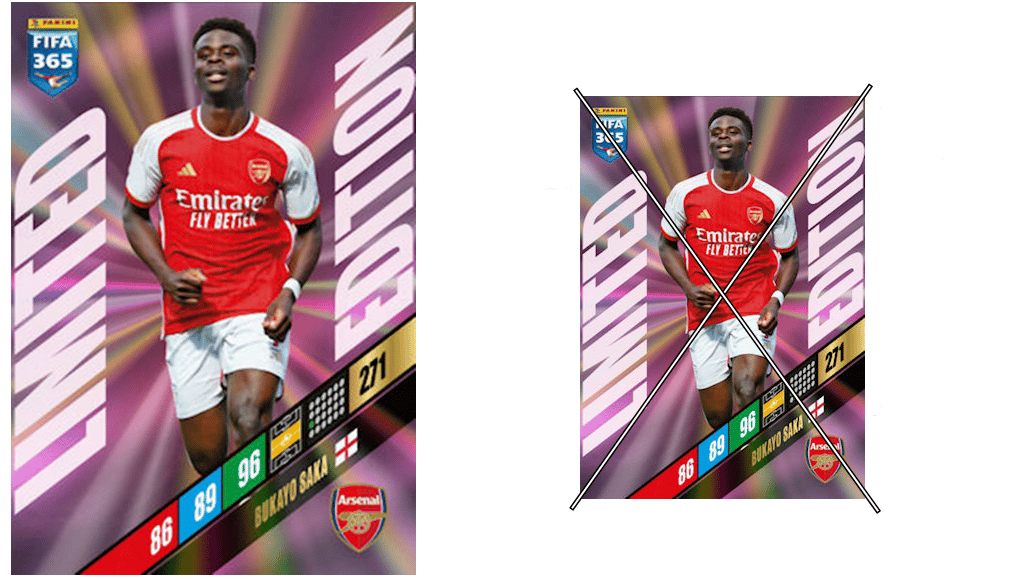 Panini Adrenalyn XL FIFA 365 2024 XXL Limited Edition Büyük Boy Kart Bukayo Saka