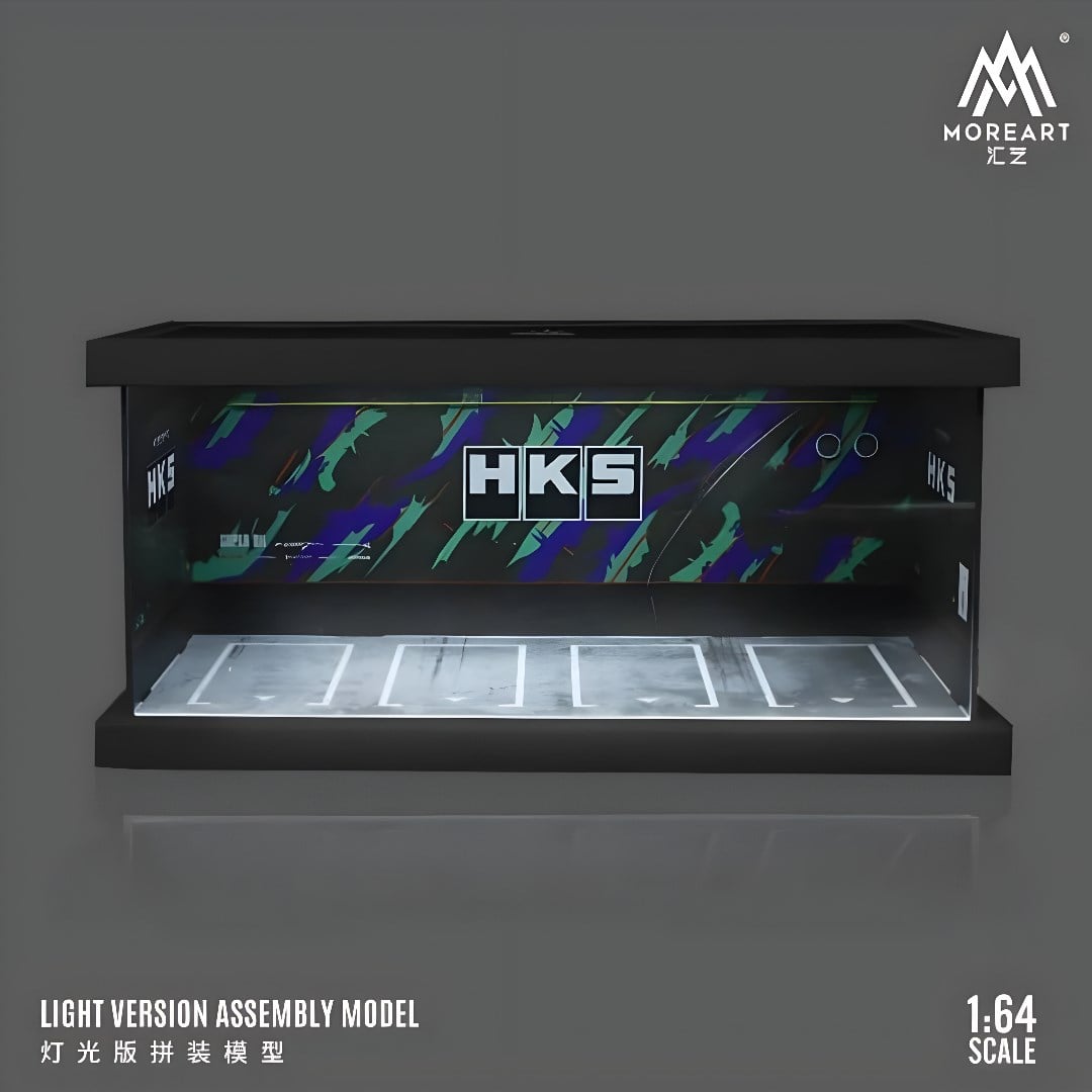  MoreArt 1/64 PARKING LOT SCENE DIORAMA HKS MO960106