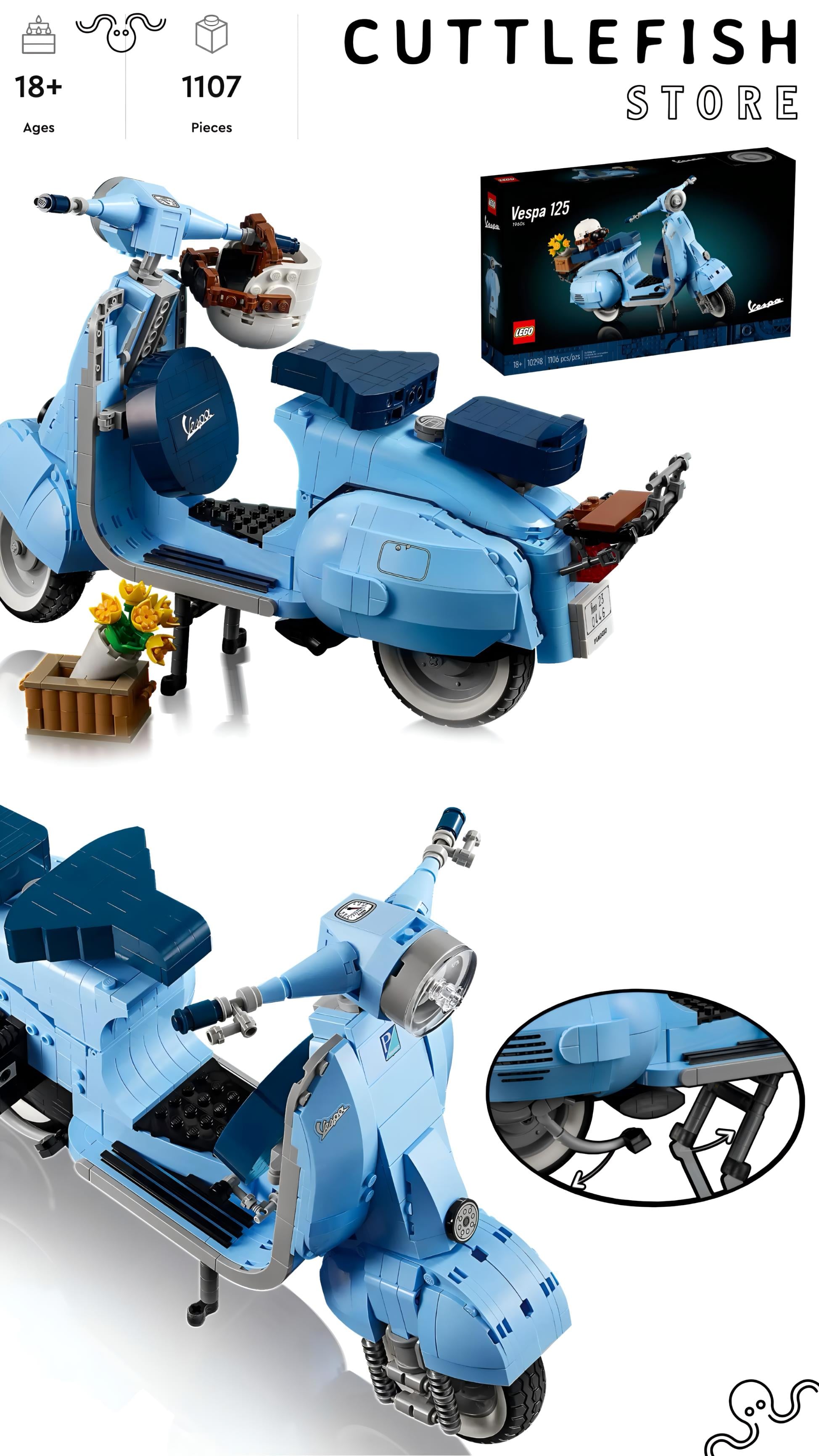 10298 LEGO® ICONS Vespa 125