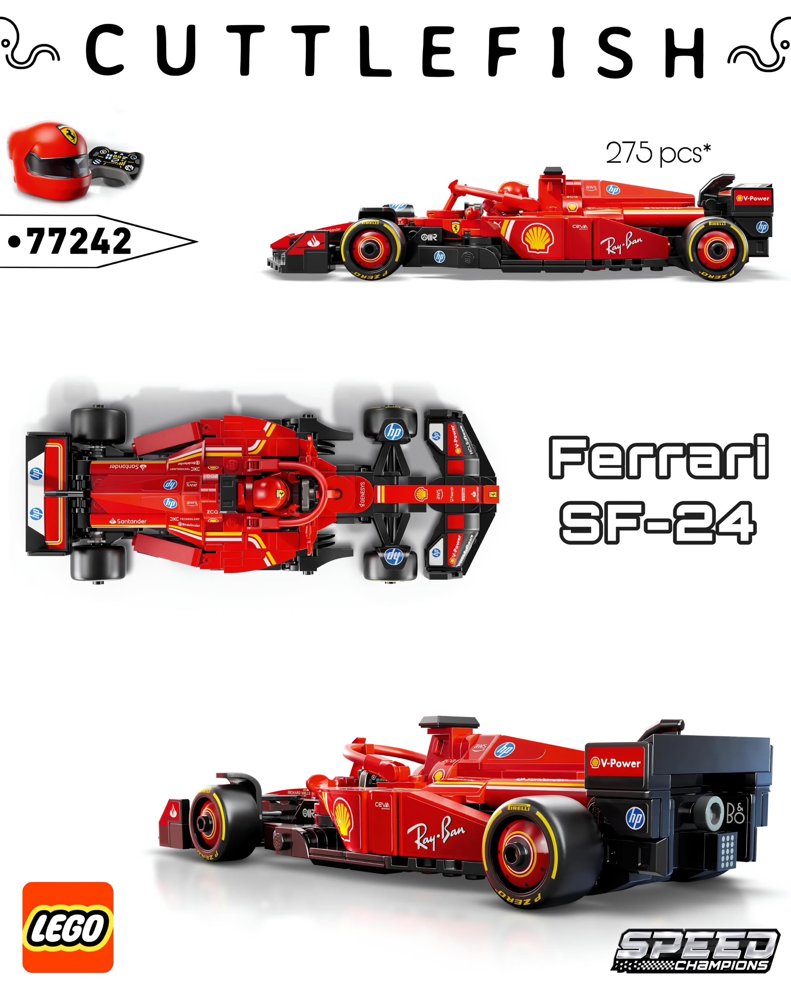 77242 LEGO® Speed Champions Ferrari SF-24 F1® Yarış Arabası