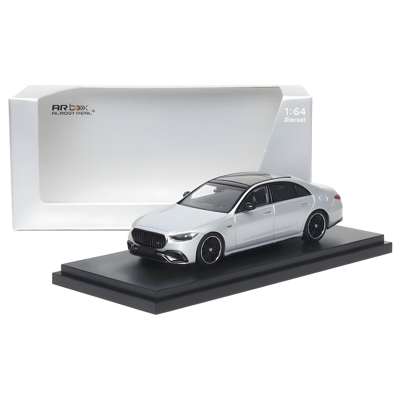 Almost Real AR Box 1:64 S Class S 63 E Performance High-Tech Silver
