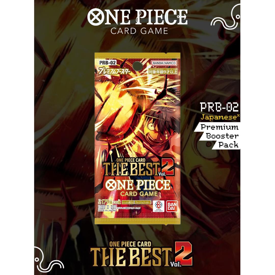 BANDAI One Piece TCG The Best Vol.2 (PRB-02) Booster Pack (Japanese)