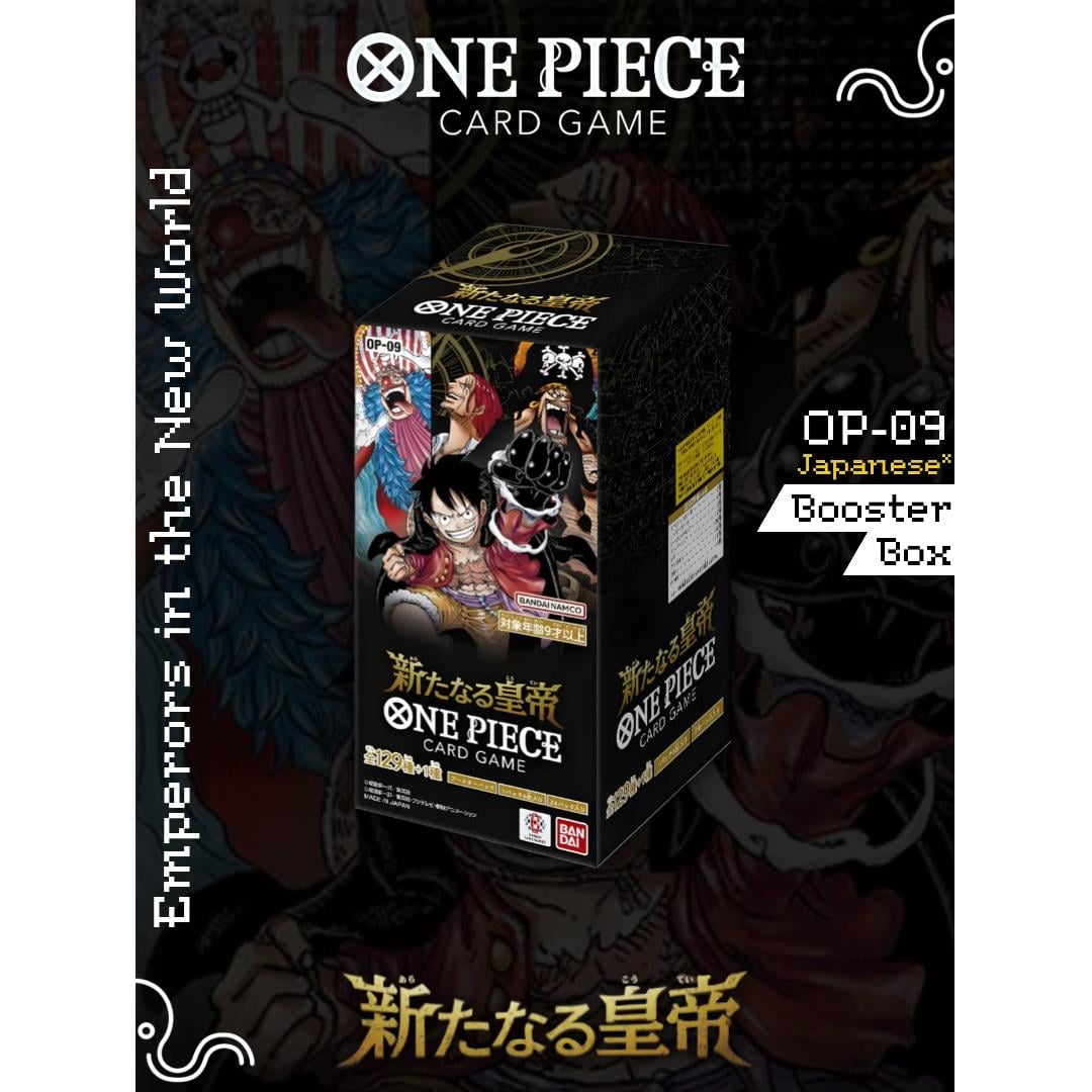 BANDAI ONE PIECE TCG The New Emperor OP-09 Booster Box Japanese
