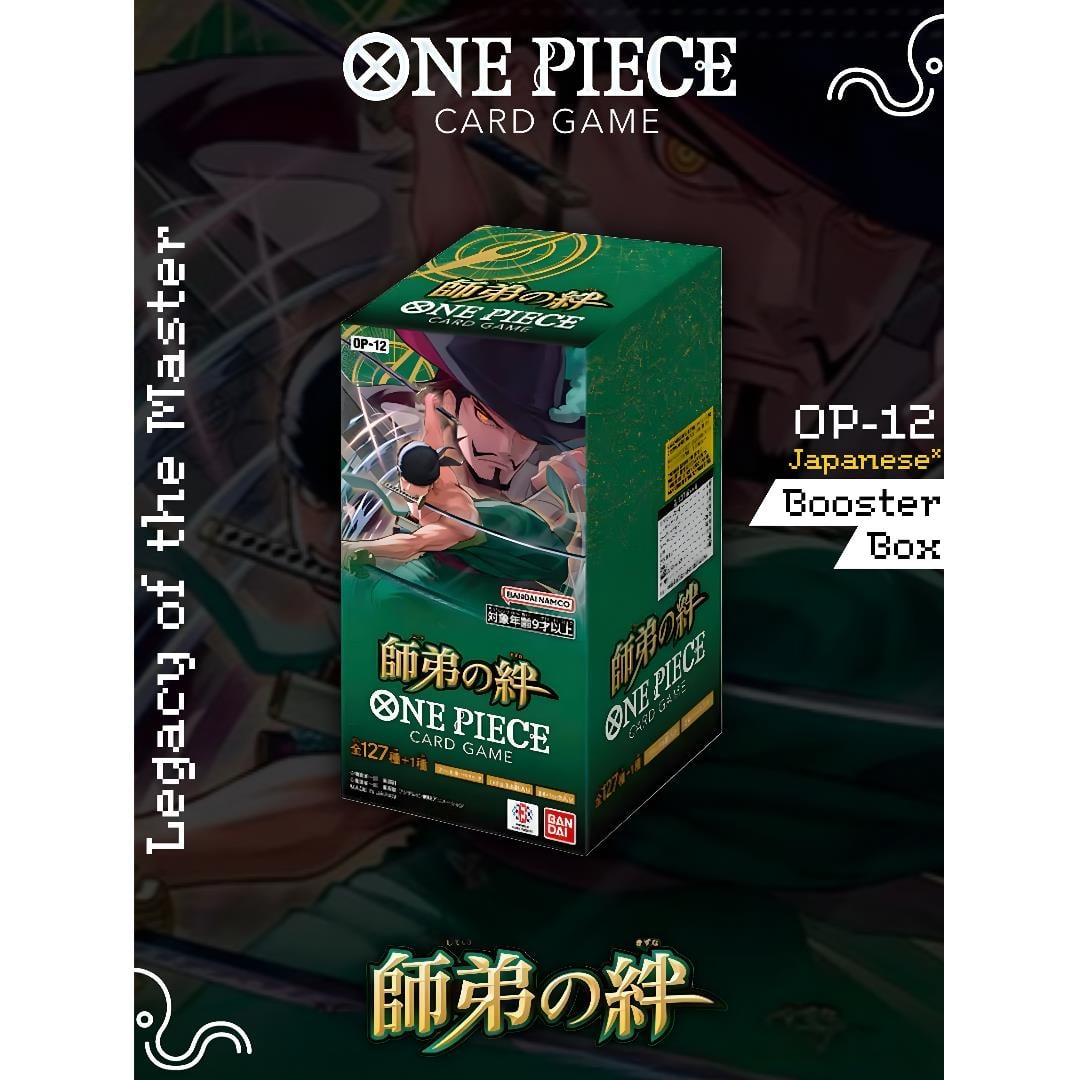 BANDAI TCG One Piece OP12 Legacy of the Master Japanese Booster Box