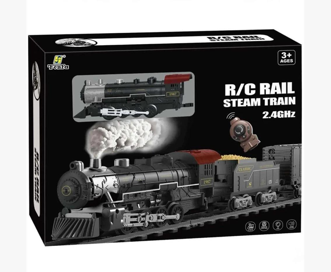 Classic Steam Kumandalı 2,4 Ghz Pilli Tren Seti 30 Parça