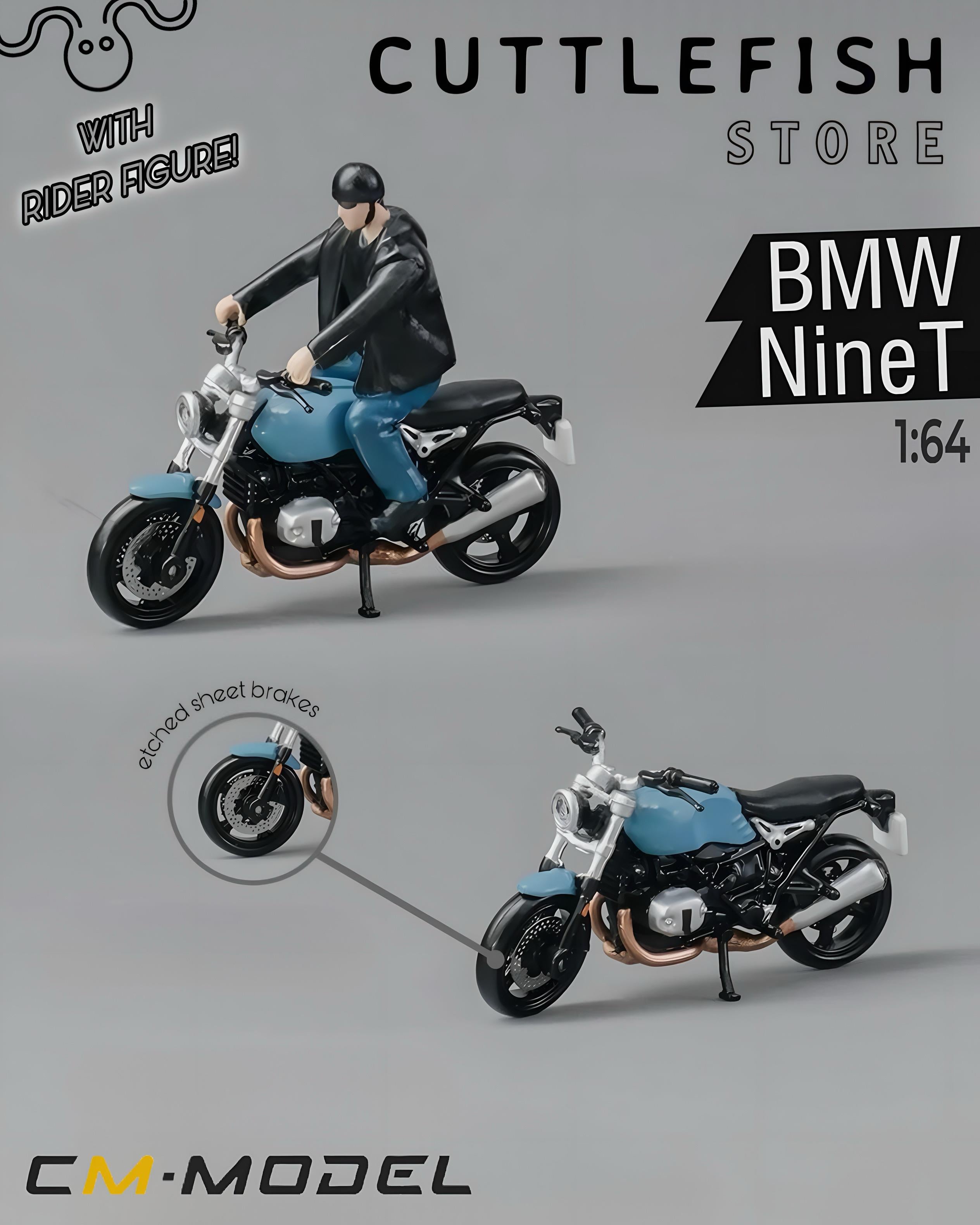 CM Model BMW NineT Blue 02 Motor