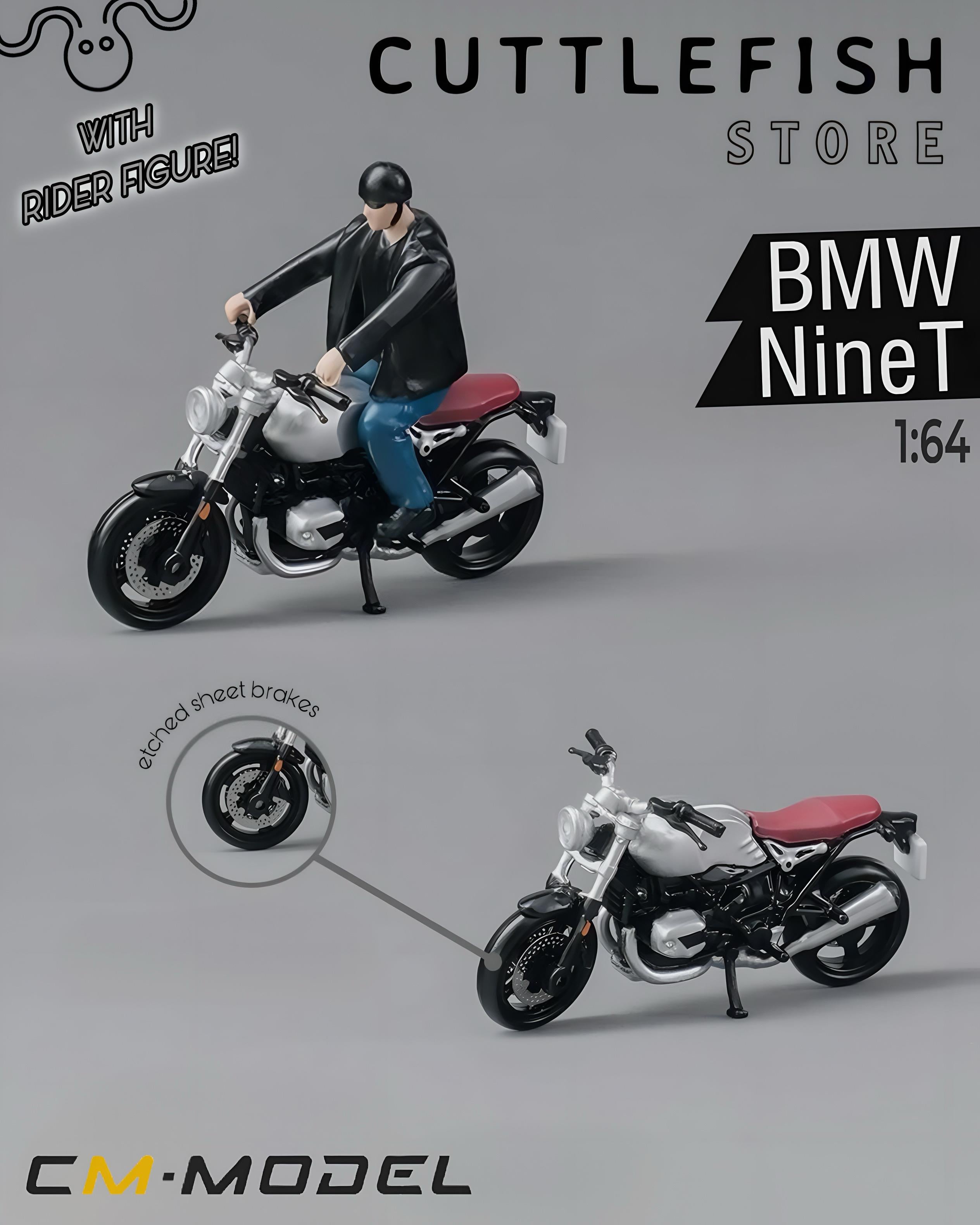 CM Model BMW NineT Silver N03 Motor