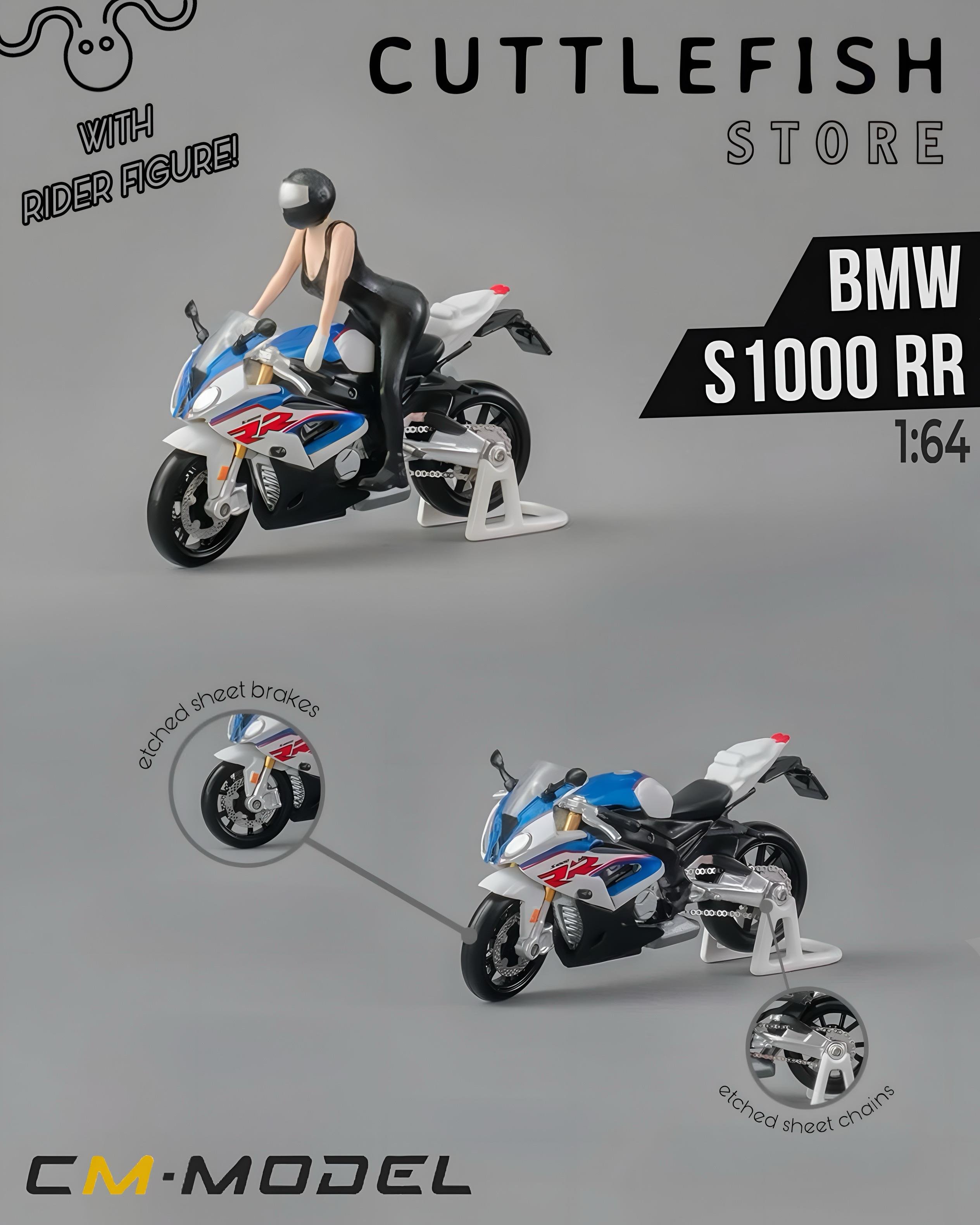 CM Model BMW S1000 RR White R02
