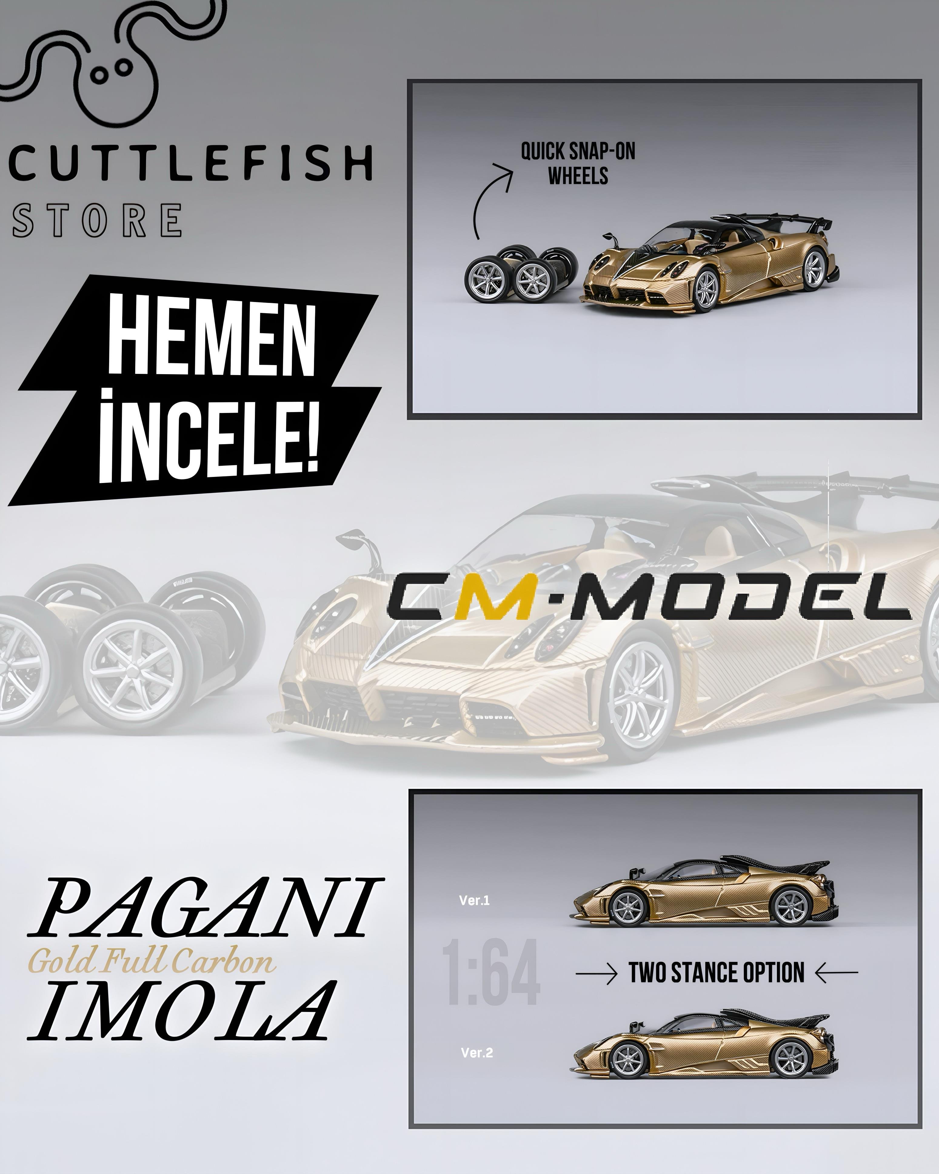 CM Model Pagani Imola Gold Carbon