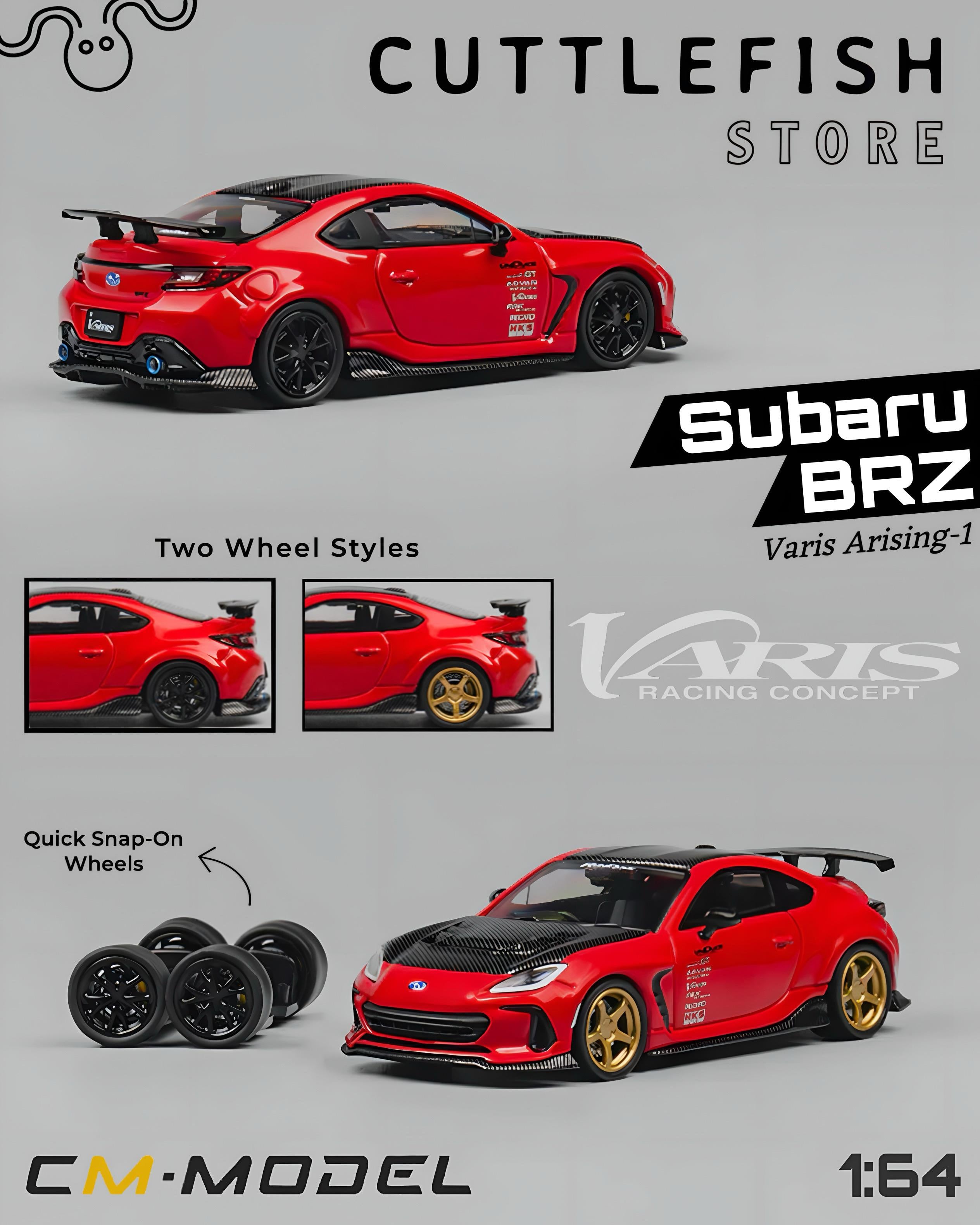 CM Model Subaru BRZ Varis Arisign-1 Red