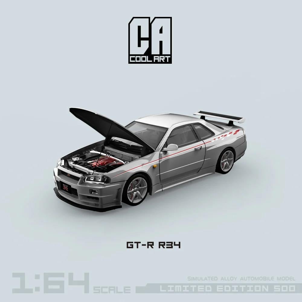 COOL ART 1:64 Nissan Skyline GT-R R34