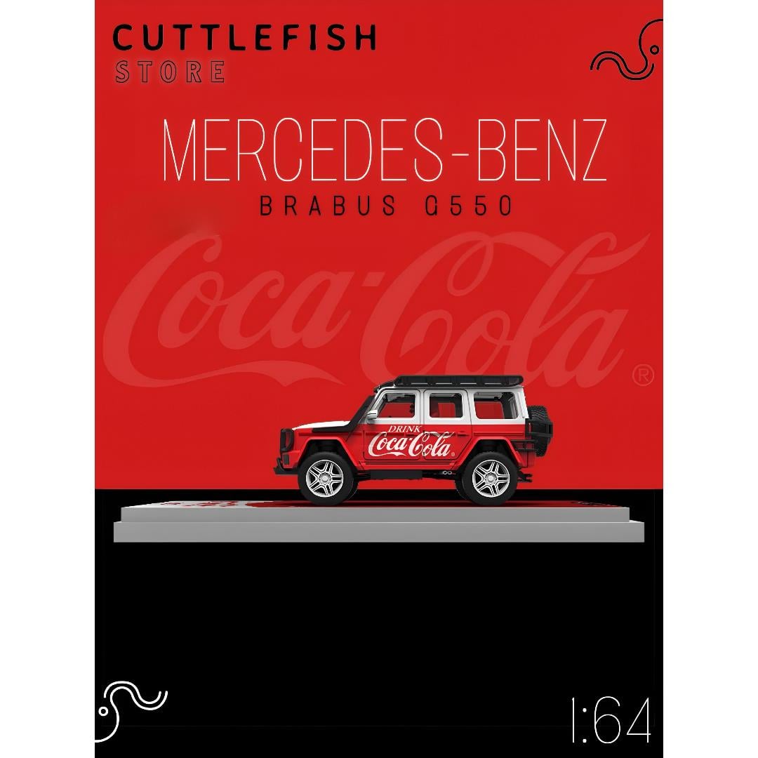 Cool Car 1:64 Mercedes-Benz Brabus G550 Coca-Cola Livery (White Coke Version)