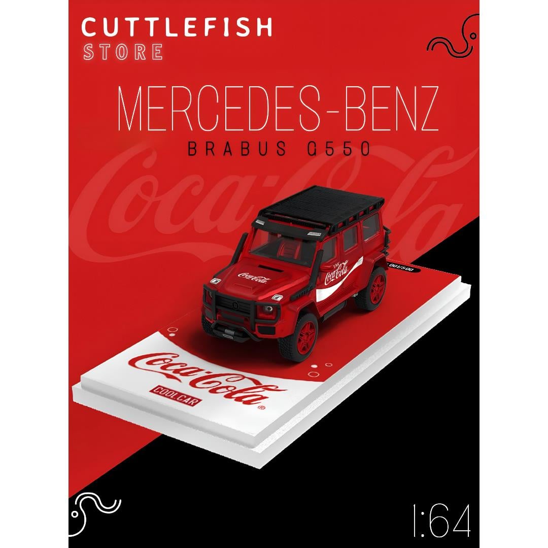 Cool Car 1:64 Mercedes-Benz Brabus G550 Coca-Cola Livery (Red Coke Version)