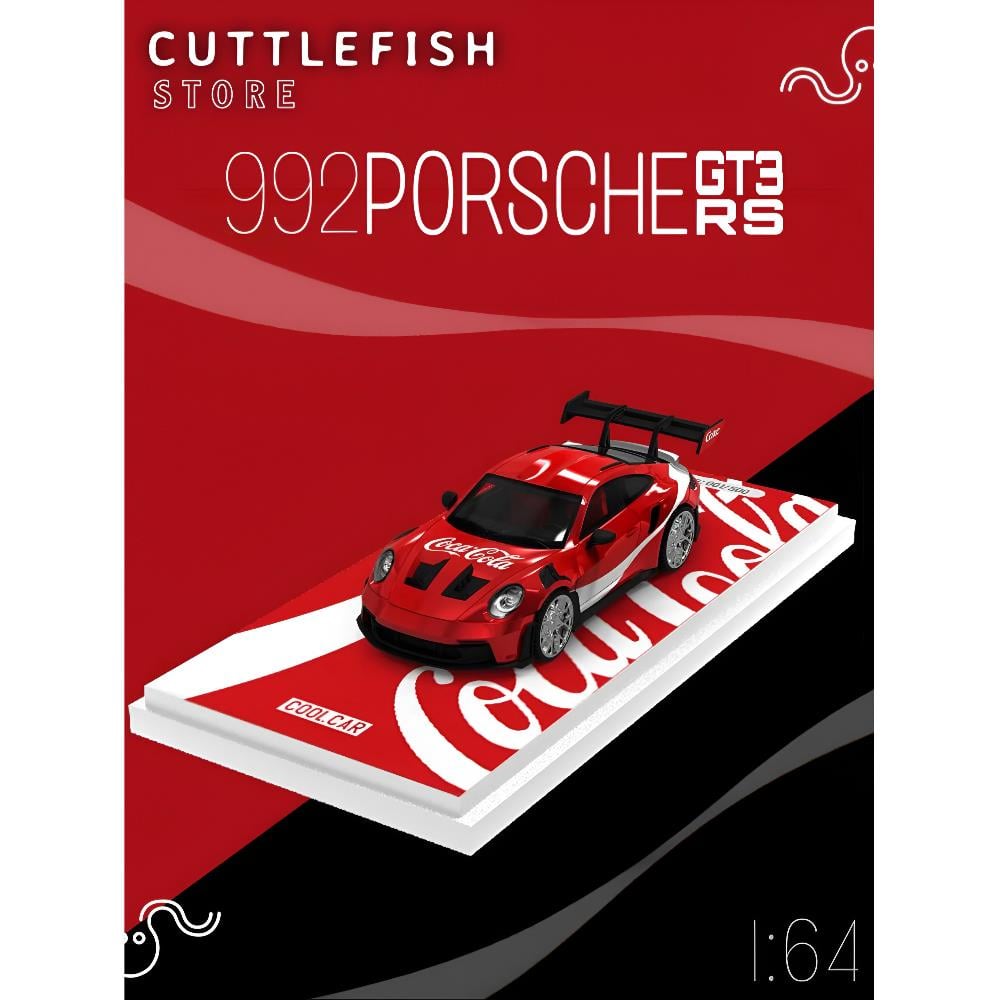Cool Car 1:64 Porsche 992 Coca-Cola 