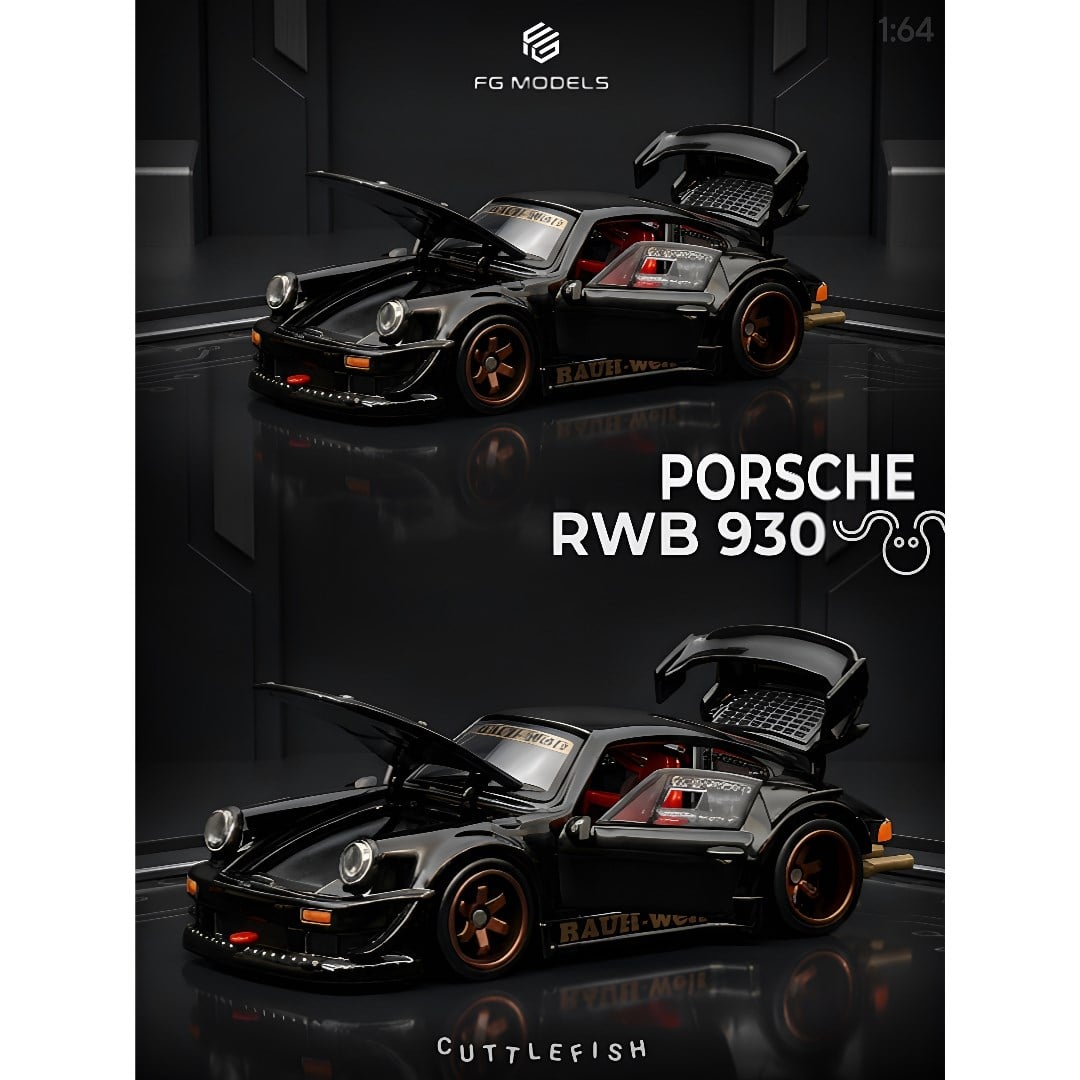 FG Models 1:64 RWB 930 Black