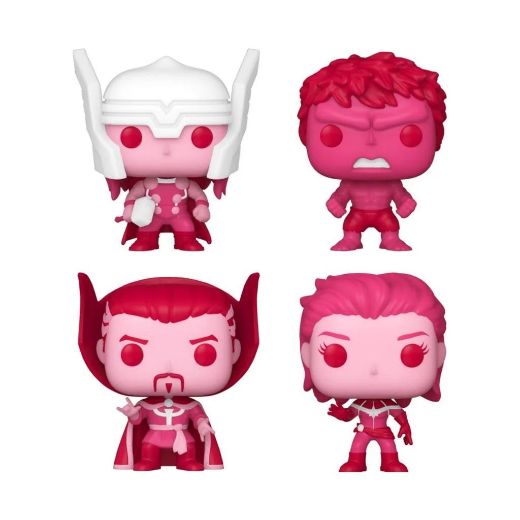 Funko POCKET POP! MARVEL Valentine's Box (4 Pack)