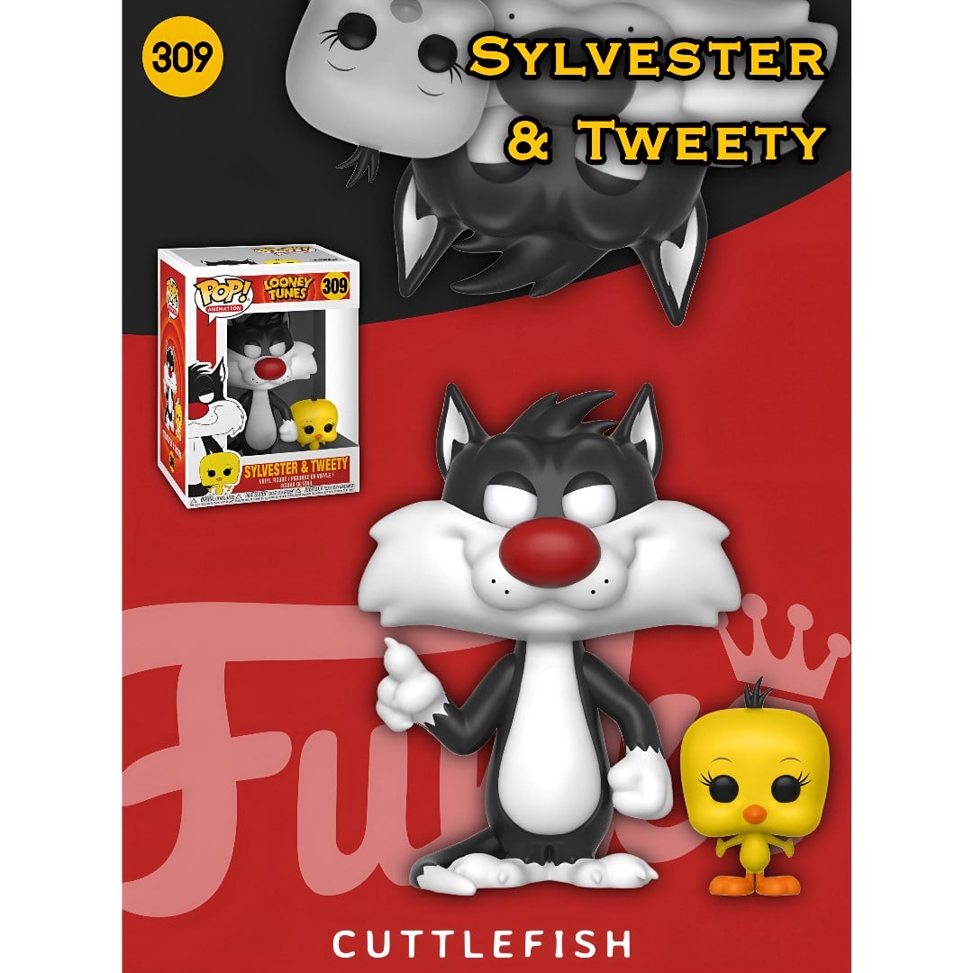 Funko Pop! Animation: Looney Tunes Sylvester & Tweety No: 309