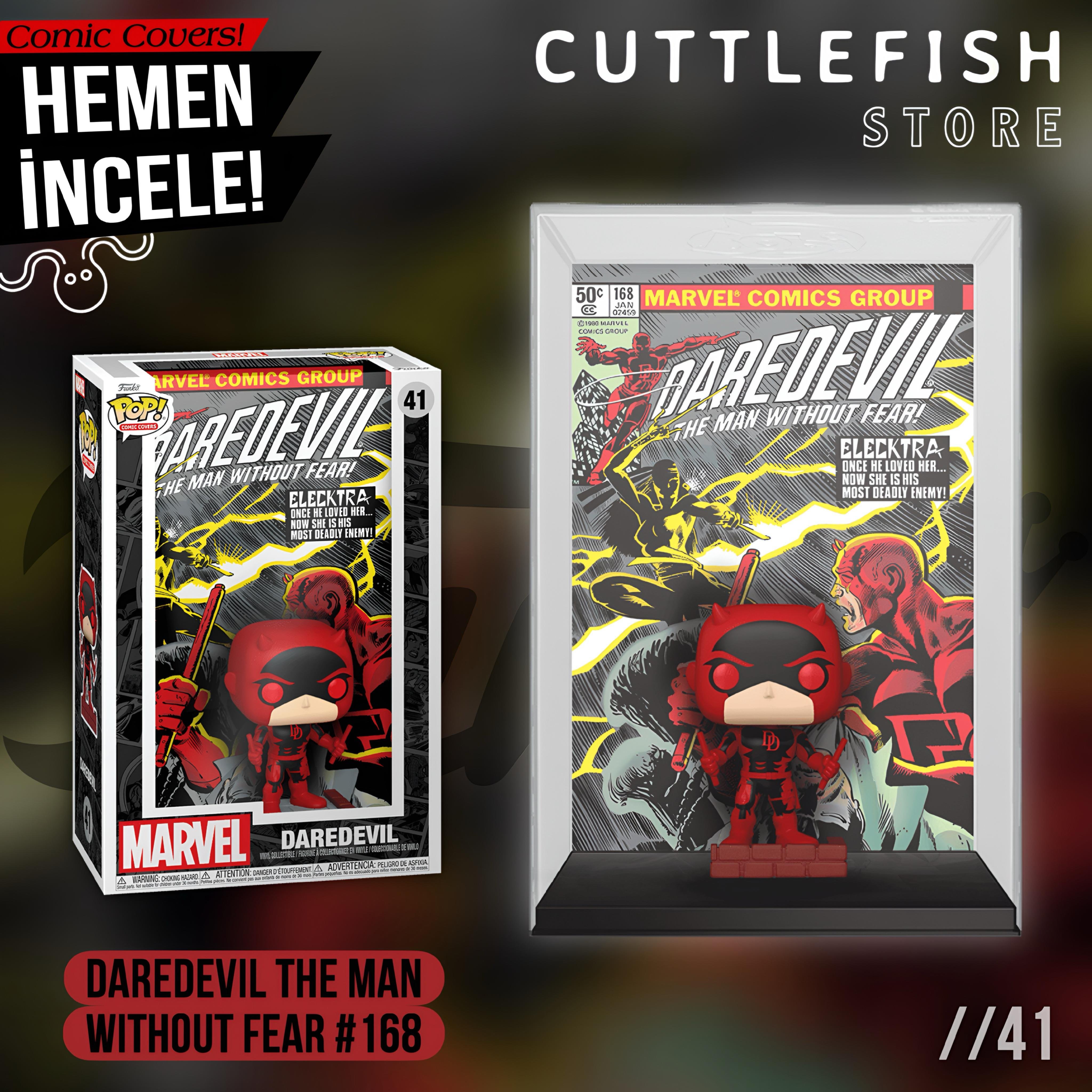 Funko Pop Comic Covers Marvel Daredevil The Man Without Fear - Daredevil Special Edition No:41