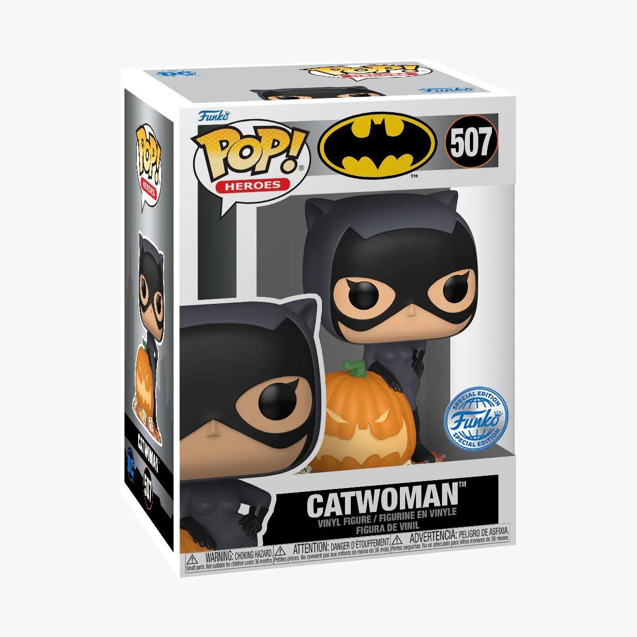 Funko POP! DC COMICS // Catwoman with Pumpkin Special Edition  No: 507 