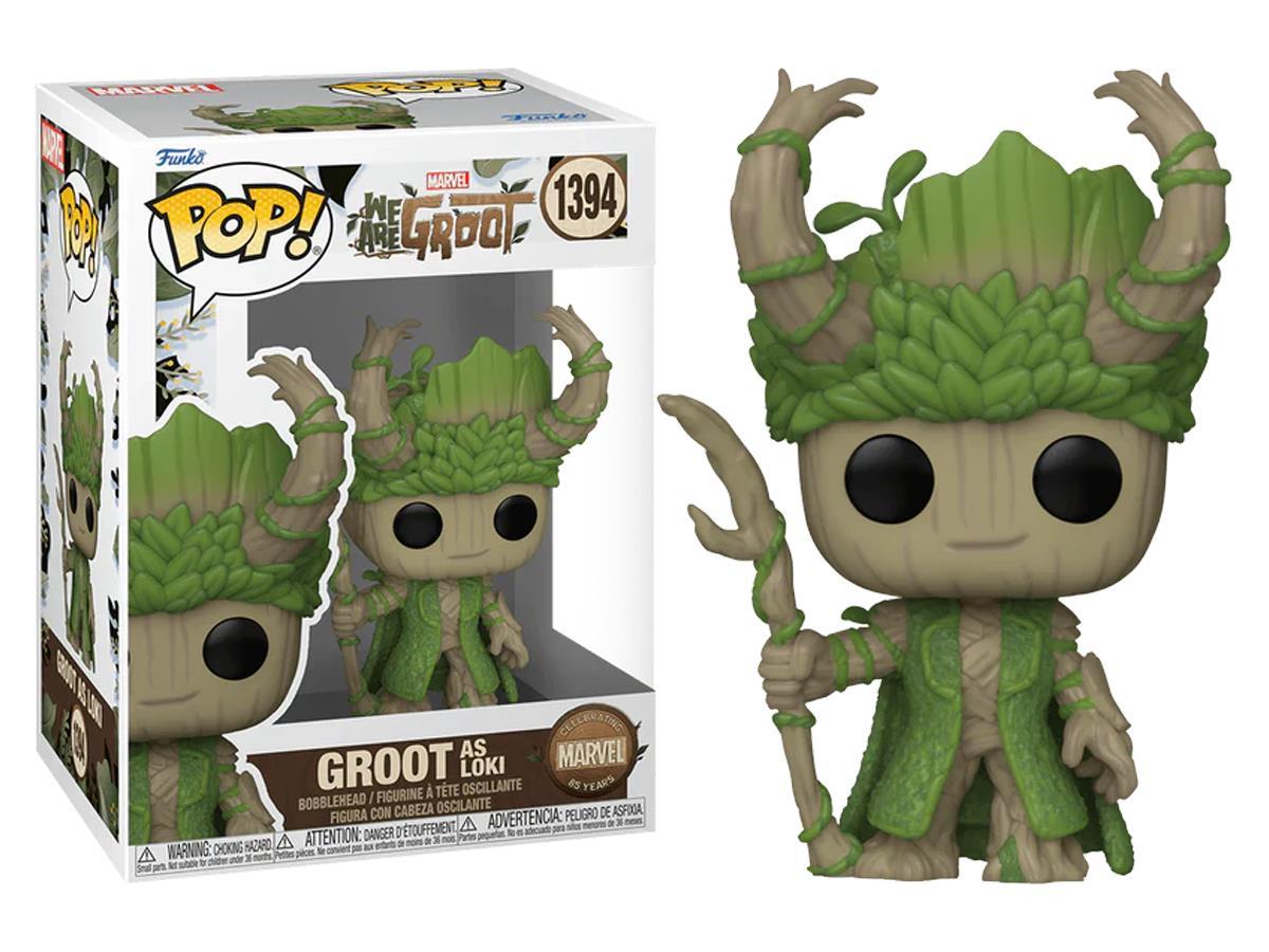 Funko Pop Marvel We Are Groot - Groot As Loki No:1394 Bobble-Head