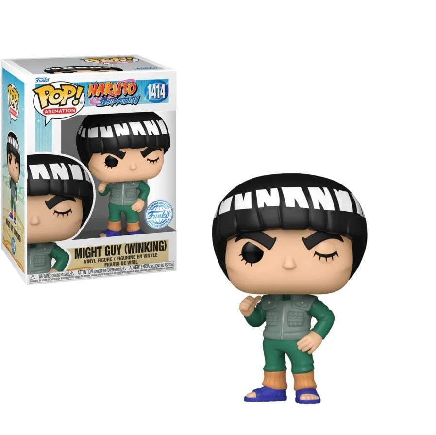 Funko POP! NARUTO SHIPPUDEN// Might Guy Winking No: 1414 Special Edition