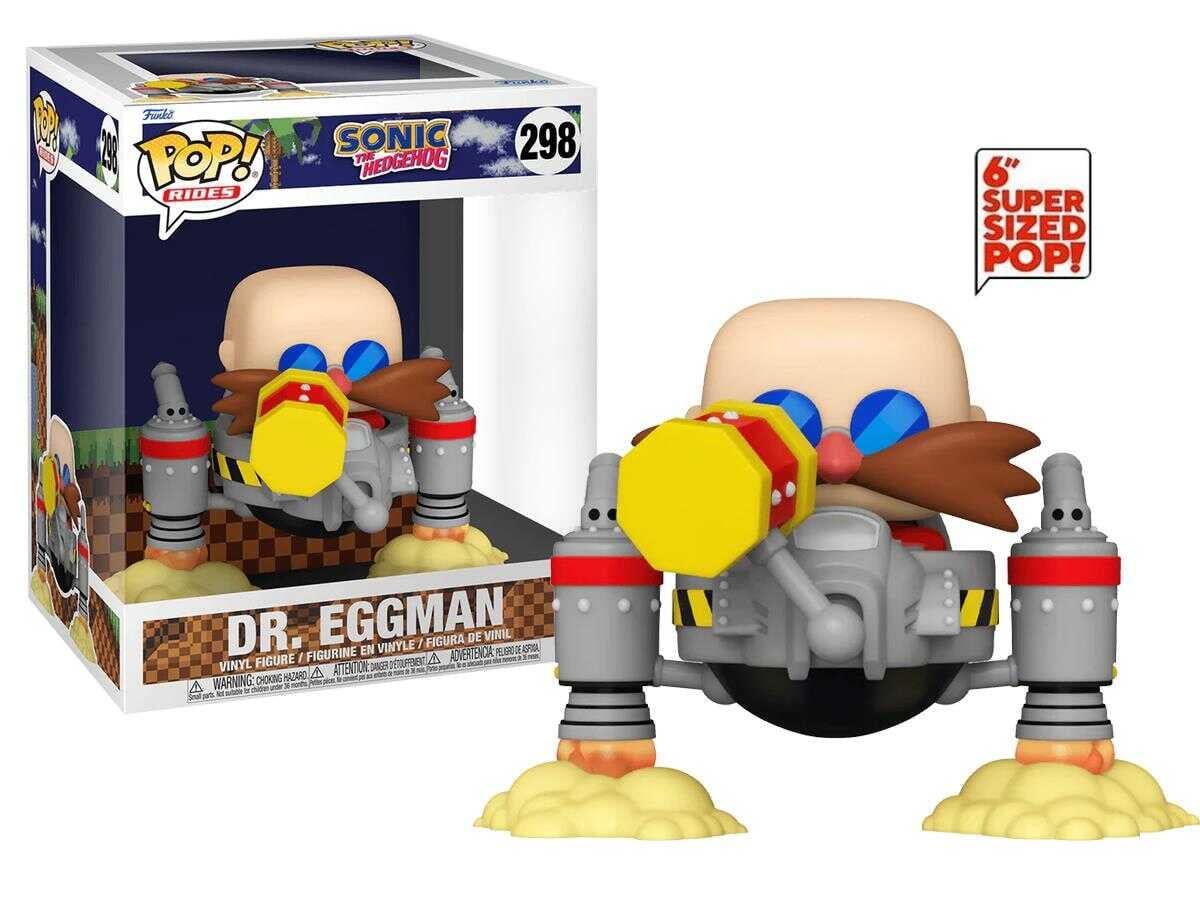 Funko POP! SONIC THE HEDGEHOG// Dr. Eggman No: 298 -Super Sized Pop-