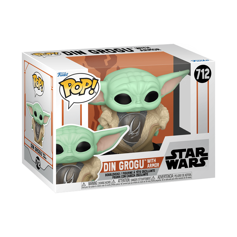 Funko POP! STAR WARS// Din Grogu with Armor No: 712