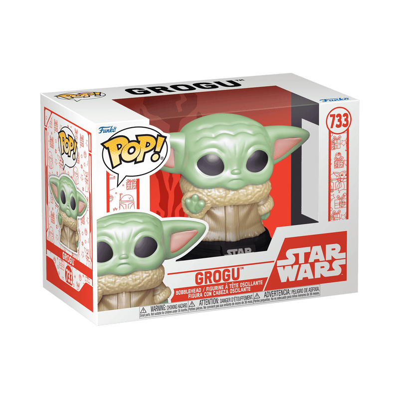 Funko POP! STAR WARS// Grogu Holiday Christmas Pop No:733