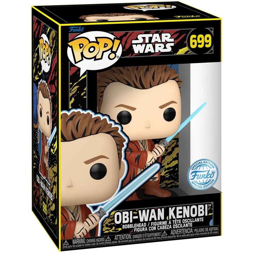 Funko POP! STAR WARS// Obi-Wan Kenobi (Retro) Special Edition No: 699