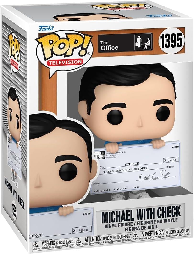 Funko POP! THE OFFICE// Michael with Check No: 1395