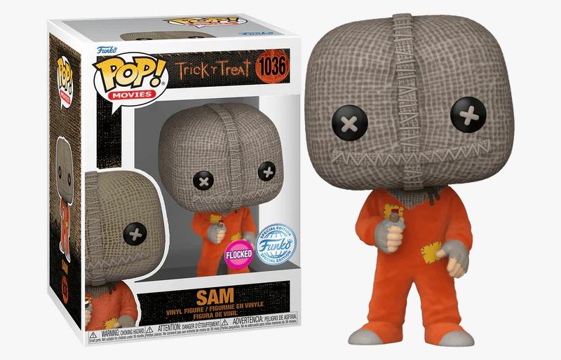 Funko POP! TRICK R TREAT// Sam With Razor Special Edition No: 1036 (Flocked)